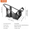 image:imageVEVOR Motorcycle Wheel Chock Max 1800 lbs Heavy Duty Motorcycle Stand with 3 Adjustable Holes Durable Steel Motorbike Front Tire Bracket Fits 1521 Wheels Work with OffRoad and Regular BikesColumn