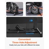 image:imageVEVOR Motorcycle Wheel Chock Max 1800 lbs Heavy Duty Motorcycle Stand with 6 Adjustable Holes Durable Steel Construction Fits 1522 Wheels Work with OffRoad and Regular Bikes
