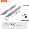 image:imageVEVOR Wheel Alignment Tool 2 PCS Carbon Steel Heavy Duty Toe amp Camber Alignment Plates with Digital Angle Finder 2 Measuring Tapes Accurate Automotive Wheel Tools for Home Use Fits Car Truck SUVStainless steel color
