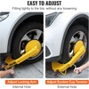 image:imageVEVOR Wheel Lock Clamp 1 Pack Trailer Wheel Lock HeavyDuty Anti Theft Tire Lock Adjustable Tire Boot Lock Trailer Wheel Locks for RV Trailers Cars Trucks SUVs1