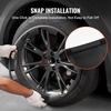 image:imageVEVOR Wheel Rim Cover Hubcaps 20 in Model Y Fully Fit Hubcap with Snap Guard Tape amp Valve Nozzle Hole ABS amp PC Hubcap with Upgraded Buckle High Rigidity amp Less Wind Drag Fits for All Weather Use20in