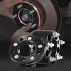 image:imageVEVOR Wheel Spacers 15 6x55 Wheel Adapters 6 Lug Forged Spacer 1061 mm Bore Hubcentric M12 x15 Studs Spacers Fit for 19962022 Toyota and Lexus 4 PCS Black1