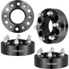 image:imageVEVOR Wheel Spacers 15 6x55 Wheel Adapters 6 Lug Forged Spacer 1061 mm Bore Hubcentric M12 x15 Studs Spacers Fit for 19962022 Toyota and Lexus 4 PCS Black2