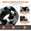 image:imageVEVOR Wheel Spacers 15 6x55 Wheel Adapters 6 Lug Forged Spacer 1061 mm Bore Hubcentric M12 x15 Studs Spacers Fit for 19962022 Toyota and Lexus 4 PCS Black2