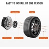 image:imageVEVOR Wheel Spacers 15 6x55 Wheel Adapters 6 Lug Forged Spacer 1061 mm Bore Hubcentric M12 x15 Studs Spacers Fit for 19962022 Toyota and Lexus 4 PCS Black15