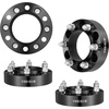 image:imageVEVOR Wheel Spacers 15 6x55 Wheel Adapters 6 Lug Forged Spacer 1061 mm Bore Hubcentric M12 x15 Studs Spacers Fit for 19962022 Toyota and Lexus 4 PCS Black15