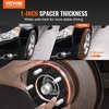 image:imageVEVOR Wheel Spacers 15 6x55 Wheel Adapters 6 Lug Forged Spacer 1061 mm Bore Hubcentric M12 x15 Studs Spacers Fit for 19962022 Toyota and Lexus 4 PCS Black1