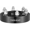 image:imageVEVOR Wheel Spacers 15 6x55 Wheel Adapters 6 Lug Forged Spacer 1061 mm Bore Hubcentric M12 x15 Studs Spacers Fit for 19962022 Toyota and Lexus 4 PCS Black15
