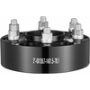 image:imageVEVOR Wheel Spacers 15 6x55 Wheel Adapters 6 Lug Forged Spacer 1061 mm Bore Hubcentric M12 x15 Studs Spacers Fit for 19962022 Toyota and Lexus 4 PCS Black2