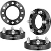 image:imageVEVOR Wheel Spacers 15 6x55 Wheel Adapters 6 Lug Forged Spacer 1061 mm Bore Hubcentric M12 x15 Studs Spacers Fit for 19962022 Toyota and Lexus 4 PCS Black125