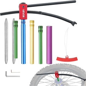 image:imageVEVOR Dirt Bike Tire Changing Tool Kit Fits for Motocross Enduro 1621 Wheels Includes 1525 mm Axle Adapters Dirt Bike Tire Changing Tools Compact Changer with 2 Irons and Protective Sleeve