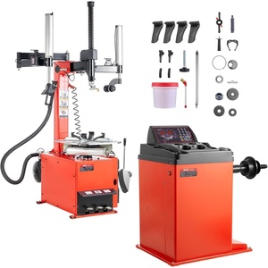 image:imageVEVOR Electric Tire Changer Tire Balancer Combo 18 Spindle Durable Electric Tire Machine with 20HP Motor HighPrecision Balancer with Auto Calibration Fit for SUVs Pickups SedansTire Changer  Balancer Combo