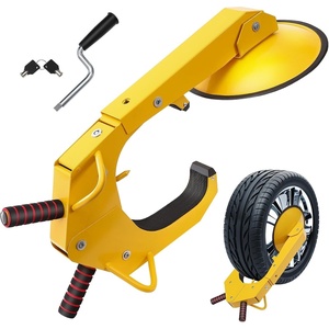 image:imageVEVOR Wheel Lock Clamp 1 Pack Trailer Wheel Lock HeavyDuty Anti Theft Tire Lock Adjustable Tire Boot Lock Trailer Wheel Locks for RV Trailers Cars Trucks SUVs1