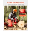 image:imageVEVOR Apron Style Chainsaw Chaps Class C 8 Layers Chainsaw Pants with Adjustable Belt amp Gear Pocket Chain Saw Chaps for MenWomen Chainsaw Safety Equipment Wear for Loggers Forest Workers SmallRed