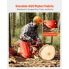 image:imageVEVOR Apron Style Chainsaw Chaps Class D 8 Layers Chainsaw Pants with Adjustable Belt amp Gear Pocket Chain Saw Chaps for MenWomen Chainsaw Safety Equipment Wear for Loggers Forest Workers LargeRed