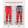 image:imageVEVOR Apron Style Chainsaw Chaps Class D 8 Layers Chainsaw Pants with Adjustable Belt amp Gear Pocket Chain Saw Chaps for MenWomen Chainsaw Safety Equipment Wear for Loggers Forest Workers LargeRed