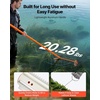 image:imageVEVOR Lake Weed Roller 18 ft Lake amp Pond Weed Removal Tool Muck Razer Aquatic amp Sludge Tiller Rid Roots and Muck Buildup 6 Preassembled Stainless Steel Blades 5 Aluminum Handles Easy Assembly18ft