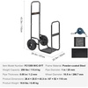 image:imageVEVOR Log Cart 250 lbs Load Capacity Outdoor and Indoor Wood Rack Storage Mover with Pneumatic Rubber Wheels Heavy Duty Steel Dolly Hauler Firewood Carrier for Fireplace Fire Pit Blackwith cover