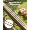 image:imageVEVOR Rail Mill Guide System 9 ft 4 Crossbar Kits Aluminum Adjustable Saw Milling Rails System Work with Chainsaw Mills for Builders and Woodworkers15 ft