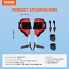 image:imageVEVOR Tree Climbing Spikes 1 Pair HeightAdjustable Climbing Spurs 350lbs Load Capacity Tree Climbing Gear with Straps Arborist Equipment for Climbers Hunting Fruit PickingRed Upgraded