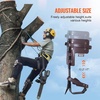 image:imageVEVOR Tree Climbing Spikes 1 Pair HeightAdjustable Climbing Spurs 350lbs Load Capacity Tree Climbing Gear with Straps Arborist Equipment for Climbers Hunting Fruit PickingBrown Basic