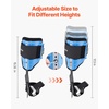 image:imageVEVOR Tree Climbing Spikes 1 Pair HeightAdjustable Climbing Spurs 350lbs Load Capacity Tree Climbing Gear with Straps Arborist Equipment for Climbers Hunting Fruit PickingSky Blue