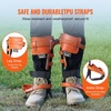 image:imageVEVOR Tree Climbing Spikes 1 Pair HeightAdjustable Climbing Spurs 350lbs Load Capacity Tree Climbing Gear with Straps Arborist Equipment for Climbers Hunting Fruit PickingOrange Basic