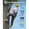 image:imageVEVOR Tree Climbing Spikes 1 Pair HeightAdjustable Climbing Spurs 350lbs Load Capacity Tree Climbing Gear with Straps Arborist Equipment for Climbers Hunting Fruit PickingBlue