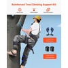 image:imageVEVOR Tree Climbing Spikes 1 Pair HeightAdjustable Climbing Spurs 350lbs Load Capacity Tree Climbing Gear with Straps Arborist Equipment for Climbers Hunting Fruit PickingNavy Blue Basic