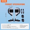 image:imageVEVOR Tree Climbing Spikes 1 Pair HeightAdjustable Climbing Spurs 350lbs Load Capacity Tree Climbing Gear with Straps Arborist Equipment for Climbers Hunting Fruit PickingWhite Upgraded