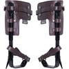 image:imageVEVOR Tree Climbing Spikes 1 Pair HeightAdjustable Climbing Spurs 350lbs Load Capacity Tree Climbing Gear with Straps Arborist Equipment for Climbers Hunting Fruit PickingBrown Basic