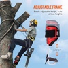 image:imageVEVOR Tree Climbing Spikes 1 Pair HeightAdjustable Climbing Spurs 350lbs Load Capacity Tree Climbing Gear with Straps Arborist Equipment for Climbers Hunting Fruit PickingRed Upgraded