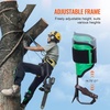 image:imageVEVOR Tree Climbing Spikes 1 Pair HeightAdjustable Climbing Spurs 350lbs Load Capacity Tree Climbing Gear with Straps Arborist Equipment for Climbers Hunting Fruit PickingGreen Upgraded