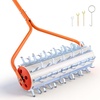 image:imageVEVOR Lake Weed Roller 18 ft Lake amp Pond Weed Removal Tool Muck Razer Aquatic amp Sludge Tiller Rid Roots and Muck Buildup 6 Preassembled Stainless Steel Blades 5 Aluminum Handles Easy Assembly12ft
