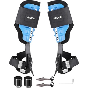 image:imageVEVOR Tree Climbing Spikes 1 Pair HeightAdjustable Climbing Spurs 350lbs Load Capacity Tree Climbing Gear with Straps Arborist Equipment for Climbers Hunting Fruit PickingSky Blue