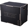image:imageVEVOR 3 in 1 Plyometric Jump Box EasytoAssemble Wood Plyo Box for Jumping Trainers Home Gym Training and Conditioning30x24x20