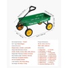 image:imageVEVOR 39 inch Pull Along Kids Wagon Red Rolling Cargo Toy Wagons for Kids Outdoor Utility Cart for Garden Beach Camping with All Terrain Wheels for Child Present Supports up to 330 lbsGreen