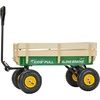 image:imageVEVOR 39 inch Pull Along Kids Wagon Red Rolling Cargo Toy Wagons for Kids Outdoor Utility Cart for Garden Beach Camping with All Terrain Wheels for Child Present Supports up to 330 lbsGreen