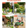 image:imageVEVOR 39 inch Pull Along Kids Wagon Red Rolling Cargo Toy Wagons for Kids Outdoor Utility Cart for Garden Beach Camping with All Terrain Wheels for Child Present Supports up to 330 lbsGreen