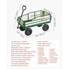 image:imageVEVOR 39 inch Pull Along Kids Wagon Red Rolling Cargo Toy Wagons for Kids Outdoor Utility Cart for Garden Beach Camping with All Terrain Wheels for Child Present Supports up to 330 lbsBlackgreen