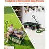 image:imageVEVOR 39 inch Pull Along Kids Wagon Red Rolling Cargo Toy Wagons for Kids Outdoor Utility Cart for Garden Beach Camping with All Terrain Wheels for Child Present Supports up to 330 lbsBlackgreen
