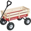 image:imageVEVOR 39 inch Pull Along Kids Wagon Red Rolling Cargo Toy Wagons for Kids Outdoor Utility Cart for Garden Beach Camping with All Terrain Wheels for Child Present Supports up to 330 lbsRed