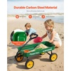 image:imageVEVOR 39 inch Pull Along Kids Wagon Red Rolling Cargo Toy Wagons for Kids Outdoor Utility Cart for Garden Beach Camping with All Terrain Wheels for Child Present Supports up to 330 lbsGreen