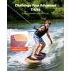 image:imageVEVOR 45Inch Wakesurf Board Wake Surfing Board with EPS Foam Core amp EVA NonSlip Pad UVResistant Wakesurfing Boards for Youth Up to 110 lbs