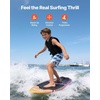 image:imageVEVOR 45Inch Wakesurf Board Wake Surfing Board with EPS Foam Core amp EVA NonSlip Pad UVResistant Wakesurfing Boards for Youth Up to 110 lbs