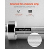 image:imageVEVOR 4FT6FT Barbell Bar Fits 2Inch Weight Plates Chrome Plated Barbell Bar with Knurled Grip for Strength Training Weightlifting Squat Deadlift Bench Press Curl Overhead Press 500lbs Capacity4 FT