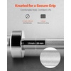 image:imageVEVOR 4FT6FT Barbell Bar Fits 2Inch Weight Plates Chrome Plated Barbell Bar with Knurled Grip for Strength Training Weightlifting Squat Deadlift Bench Press Curl Overhead Press 500lbs Capacity6 FT