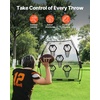 image:imageVEVOR 7 x 7 ft Football Throwing NetQuarterback Training Equipment with 5 Target PocketsIncludes Straps and Portable Carry Case Improve QB Throwing AccuracyBlack