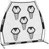 image:imageVEVOR 7 x 7 ft Football Throwing NetQuarterback Training Equipment with 5 Target PocketsIncludes Straps and Portable Carry Case Improve QB Throwing AccuracyBlack