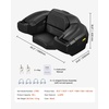 image:imageVEVOR ATV Rear Storage Box and Lounger 95L ATV Cargo Box with Seat amp Backrest Waterproof LLDPE amp Lockable Lounger Storage Box Fit Most ATVs with Rear Rack Compatible with ATV UTV CanAm Vehicles